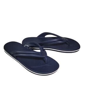 CROCS Crocband Flip Flop Sandals Navy Blue Womens Size 4 NEW